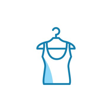 Askı simgesinin İllüstrasyon Vektörü grafiği. Moda, kostüm, kıyafet, perakende vs. için uygun.