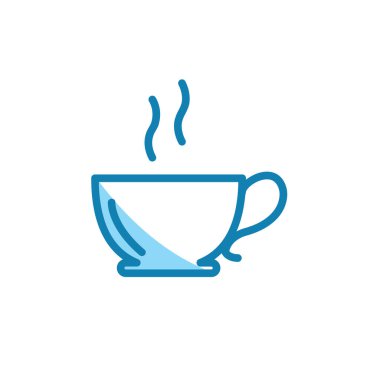 Kafe simgesinin İllüstrasyon Vektörü grafiği. Kahve, restoran, eğlence vesaire için uygun..