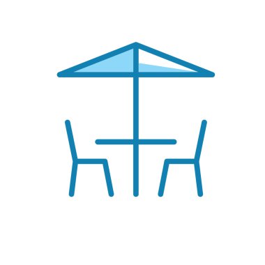 Kafe simgesinin İllüstrasyon Vektörü grafiği. Kahve, restoran, eğlence vesaire için uygun..