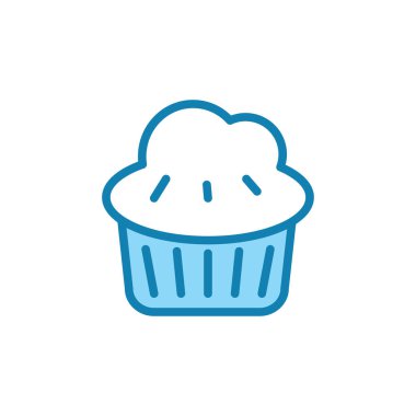 Pasta ikonunun illüstrasyon vektörü grafiği. Tatlı için uygun, tatlı, fırın, yemek, kutlama vesaire.