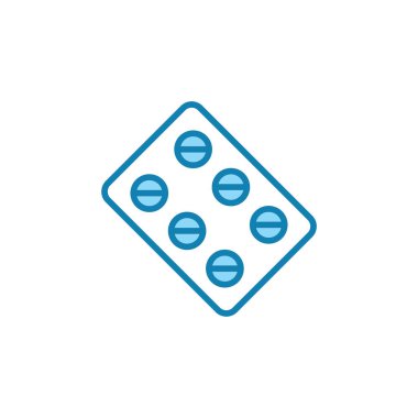 İlaç ikonunun illüstrasyon vektörü grafiği. İlaç, ilaç, vitamin, tedavi vb..