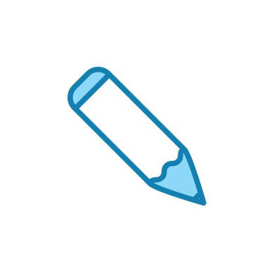 Kalem simgesinin İllüstrasyon Vektörü grafiği. Eğitim için uygun, çizim, araç, öğrenci vs..