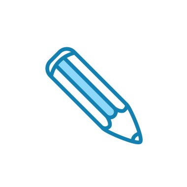 Kalem simgesinin İllüstrasyon Vektörü grafiği. Eğitim için uygun, çizim, araç, öğrenci vs..