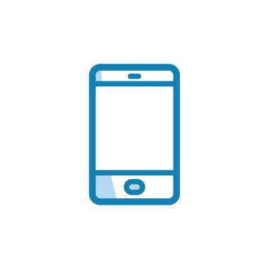Akıllı telefon simgesinin resimleme vektörü grafiği. İletişim, telefon, iletişim vs. için uygun.
