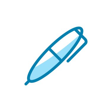 Kalem simgesinin İllüstrasyon Vektörü grafiği. Ofis, araç, kırtasiye, imza vs. için uygun.