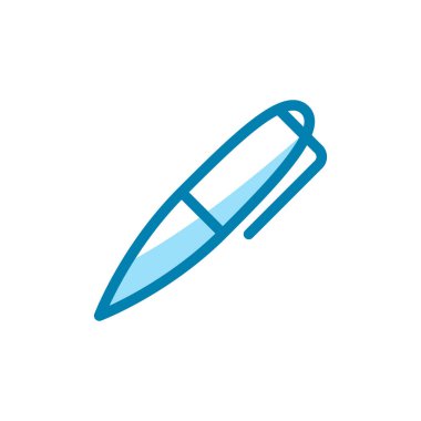 Kalem simgesinin İllüstrasyon Vektörü grafiği. Ofis, araç, kırtasiye, imza vs. için uygun.