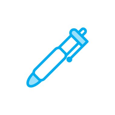 Kalem simgesinin İllüstrasyon Vektörü grafiği. Ofis, araç, kırtasiye, imza vs. için uygun.