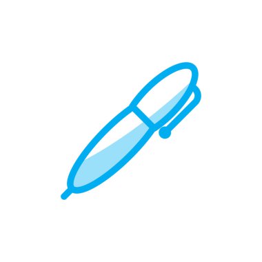 Kalem simgesinin İllüstrasyon Vektörü grafiği. Ofis, araç, kırtasiye, imza vs. için uygun.