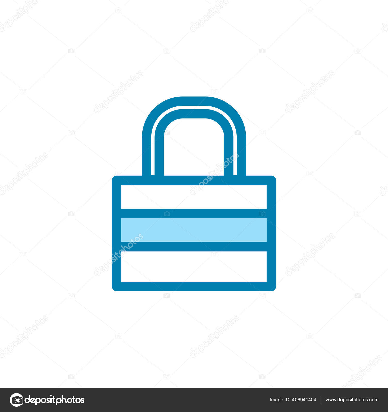 Ilustrasi Vektor Grafik Dari Ikon Gembok Cocok Untuk Kunci Aman Stok Vektor C Sumberejeki 406941404
