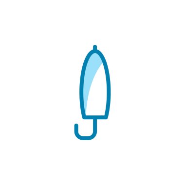 Şemsiye simgesinin İllüstrasyon Vektörü grafiği. Korunma, güvenlik, iklim, anti virüs, sigorta, rahatlama, dinlenme vesaire için uygun.