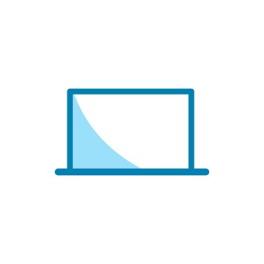 Dizüstü bilgisayar simgesinin İllüstrasyon Vektörü grafiği. Aygıt, elektronik, aygıt, ağ, iletişim vs. için uygun.