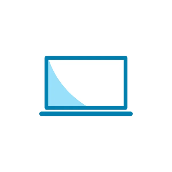Ilustração Gráfico Vetorial Ícone Laptop Ajuste Para Gadget Eletrônico Dispositivo — Vetor de Stock