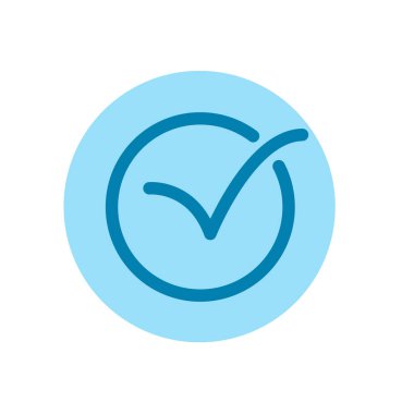 İşaretleme simgesinin Çizim Vektörü grafiği. Doğrulamaya, seçmeye, onaylamaya, onaylamaya vb..