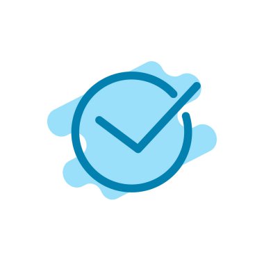 İşaretleme simgesinin Çizim Vektörü grafiği. Doğrulamaya, seçmeye, onaylamaya, onaylamaya vb..