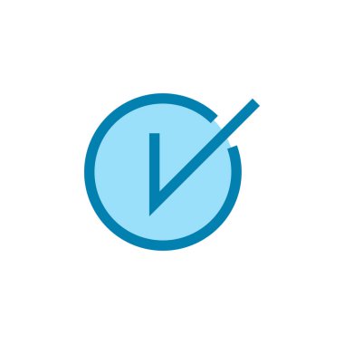 İşaretleme simgesinin Çizim Vektörü grafiği. Doğrulamaya, seçmeye, onaylamaya, onaylamaya vb..