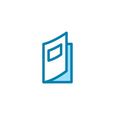 Kitap ikonunun İllüstrasyon Vektörü grafiği. Öğrenim, eğitim, edebiyat, öğrenim, kitapçı vs. için uygun.