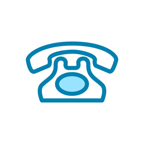 Illustratie Vectorgrafiek Van Telefoonpictogram Geschikt Voor Communicatie Contact Call Center — Stockvector