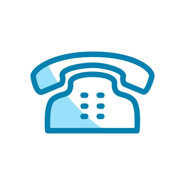 Ilustración Vector Gráfico Del Icono Del Teléfono Apto Para Comunicación — Vector de stock