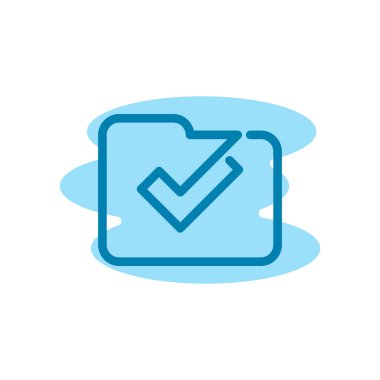 Dizin simgesinin İllüstrasyon Vektörü grafiği. Belge, dosya, arşiv, portföy vs. için uygun.