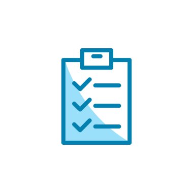 Kontrol listesi simgesinin İllüstrasyon Vektörü grafiği. Biçim, pano, sembol, işaret, liste, rapor vs. için uygun.