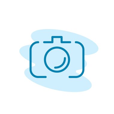 Fotoğraf ikonunun İllüstrasyon Vektörü grafiği. Stüdyo, fotoğraf, görüntü vs. için uygun.