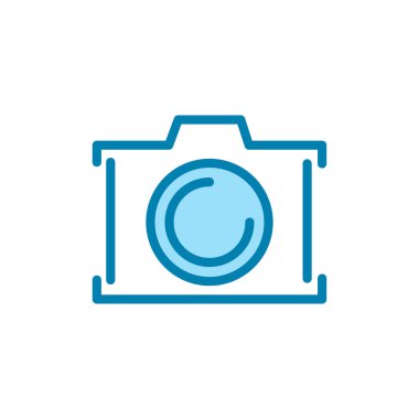 Fotoğraf ikonunun İllüstrasyon Vektörü grafiği. Stüdyo, fotoğraf, görüntü vs. için uygun.