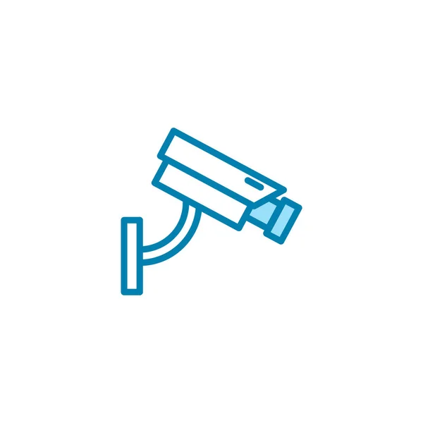 Ilustración Gráfico Vectorial Del Icono Cctv Apto Para Seguridad Vigilancia — Vector de stock