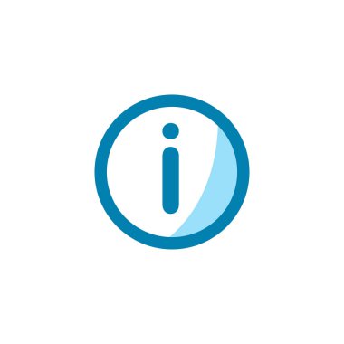 Bilgi etiketi simgesinin İllüstrasyon Vektörü grafiği