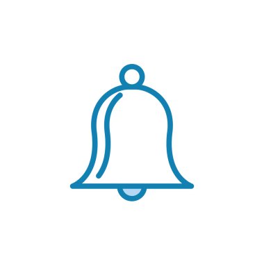 Çan simgesinin İllüstrasyon Vektörü grafiği. Ses, işaret, alarm, çağrı, uyarı, basit tasarım, kapı zili, sinyal, nesne, bildirim, anımsatma, ton vs. için uyar.