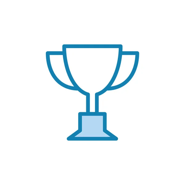 Illustration Vector Graphic Trophy Cup Icon Fit Champion Reward Award — Stock Vector