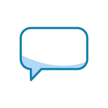 Kabarcık konuşma ikonunun İllüstrasyon Vektörü grafiği. Sohbet, sohbet, tartışma, diyalog vs. için uygun.