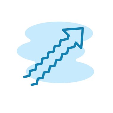 Ok simgesinin İmaj Vektörü grafiği. Navigasyon, yön, dönüş vs. için uygun.