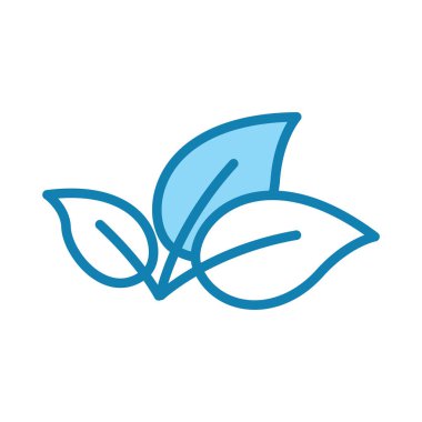 Yaprak ikonunun İllüstrasyon Vektörü grafiği. Ağaca uygun, bitkisel, ekoloji, taze vs..