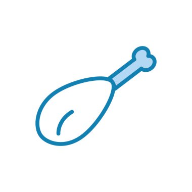 Et simgesinin İmaj Vektörü grafiği. Biftek, barbekü, yemek için uygun.,