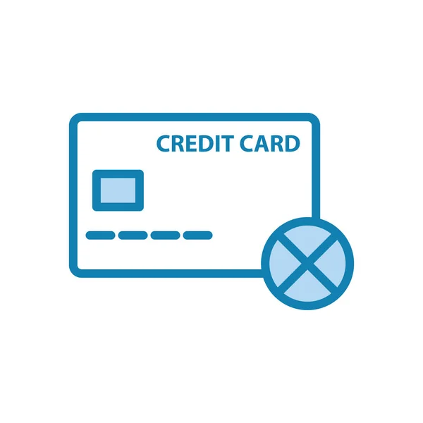 Ilustração Gráfico Vetorial Ícone Cartão Crédito Ajuste Para Pagamento Compra — Vetor de Stock
