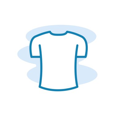 Gömlek simgesinin İmaj Vektörü grafiği. Giysiler, moda, giysi vs. için uygun.