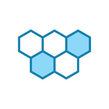 Bal peteği simgesinin İllüstrasyon Vektörü grafiği. Doğal, sağlıklı, şifalı bitkilere uygun..