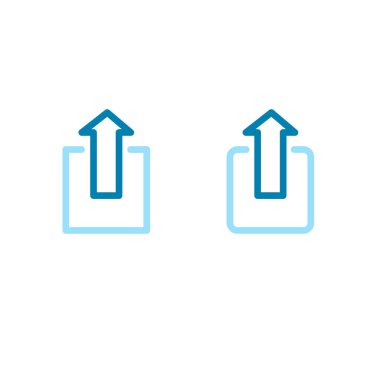 Gönderme simgesinin resimleme vektörü grafiği. Web sitesi, teknoloji, internet vs. için uygun.