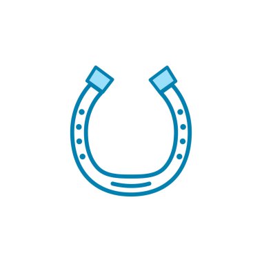 At nalı ikonunun illüstrasyon vektörü grafiği. Şansa, servete, başarıya, çiftliğe, maskota vesaire uygun..