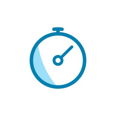 Kronometre simgesinin İllüstrasyon Vektörü grafiği. Hız, geri sayım, aralık vs. için uygun.