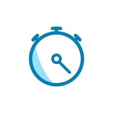 Kronometre simgesinin İllüstrasyon Vektörü grafiği. Hız, geri sayım, aralık vs. için uygun.