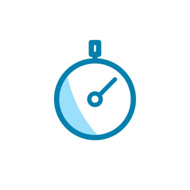 Kronometre simgesinin İllüstrasyon Vektörü grafiği. Hız, geri sayım, aralık vs. için uygun.