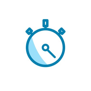 Kronometre simgesinin İllüstrasyon Vektörü grafiği. Hız, geri sayım, aralık vs. için uygun.