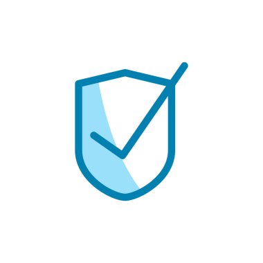 Kalkan simgesinin İmaj Vektörü grafiği. Korunmaya uygun, güvenli, savunma, anti virüs vs..