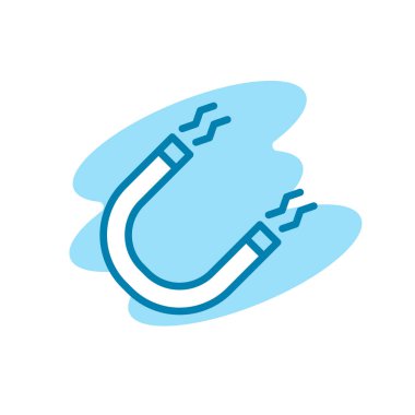 Elektromanyetik, manyetik, manyetize konsept vs. için uygun.