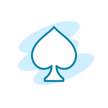 Kumar ikonunun illüstrasyon vektörü. Kumarbaz için uygun, boş zaman, şanslı, oyun vs..