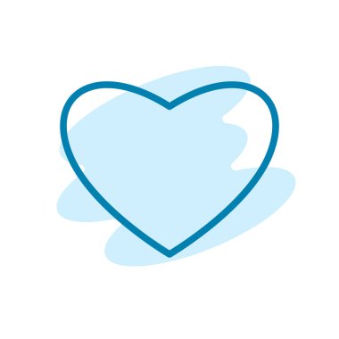 aşk simgesi, logo tasarım şablonu vektörü