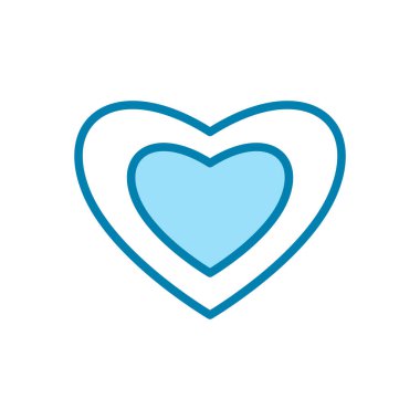 aşk simgesi, logo tasarım şablonu vektörü