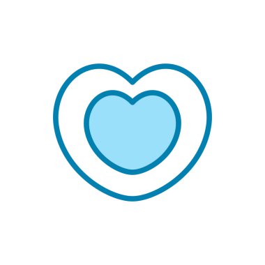 aşk simgesi, logo tasarım şablonu vektörü