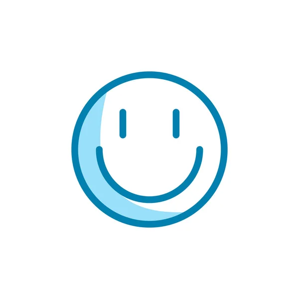 Ilustración Vector Gráfico Del Icono Sonrisa Ajuste Para Divertido Feliz — Vector de stock